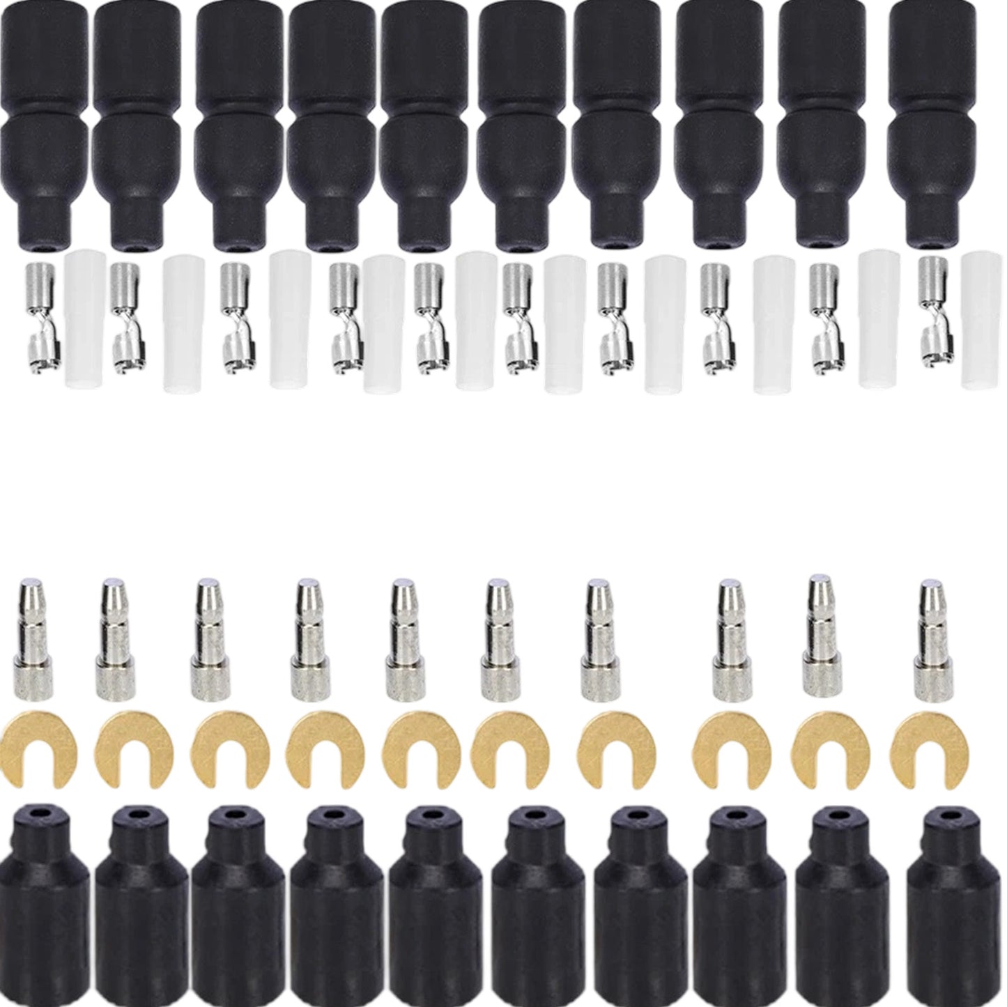 10pk Set Male / Female Electrical Shell Connectors 24v fits Humvee All Military