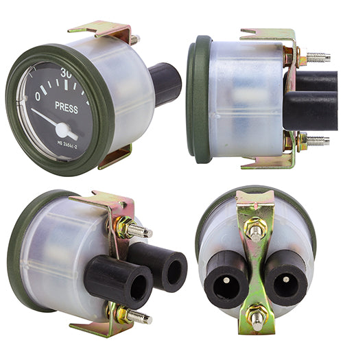 New Electric Oil Pressure Gauge, 24 Volt for Willys Jeep,Hmmwv,M35,M809 Dodge M37 Truck
