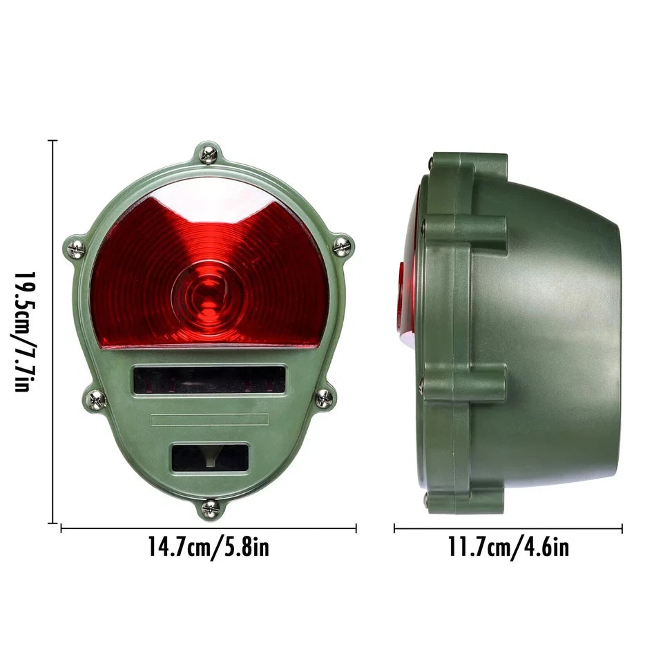 2X Tail-Light w/Green Plastic Housing&Red Lens for Willys Jeep,Humvee,M35,M809