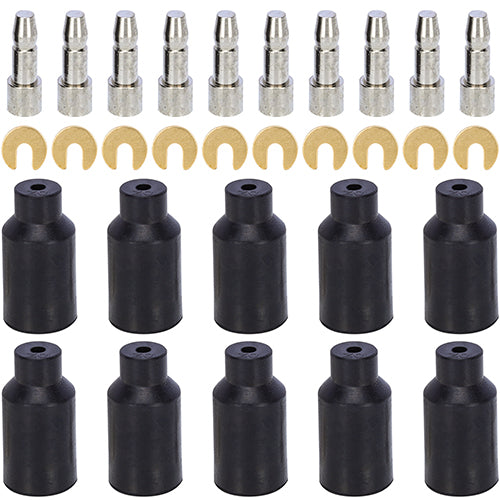 Female Rubber Shell Connectors (qty 10)14GA MS27142-2 for Willys Jeep,Hmmwv,M35,M809