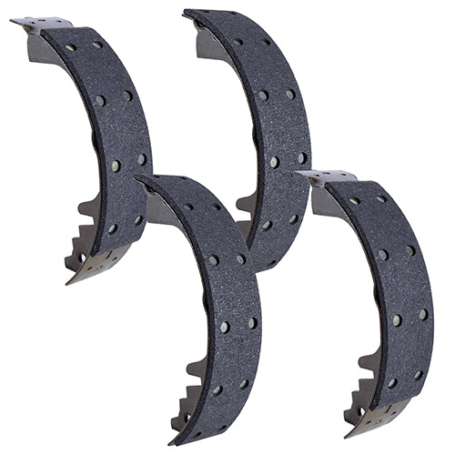 Brake Shoe Set for 9" Brakes, fits 1953-71 Willys Jeep CJ-3B, CJ-5, CJ-6,41-45 MB, 41-45 GPW ,46-49 CJ-2A ,49-53 CJ-3A ,50-52 M38