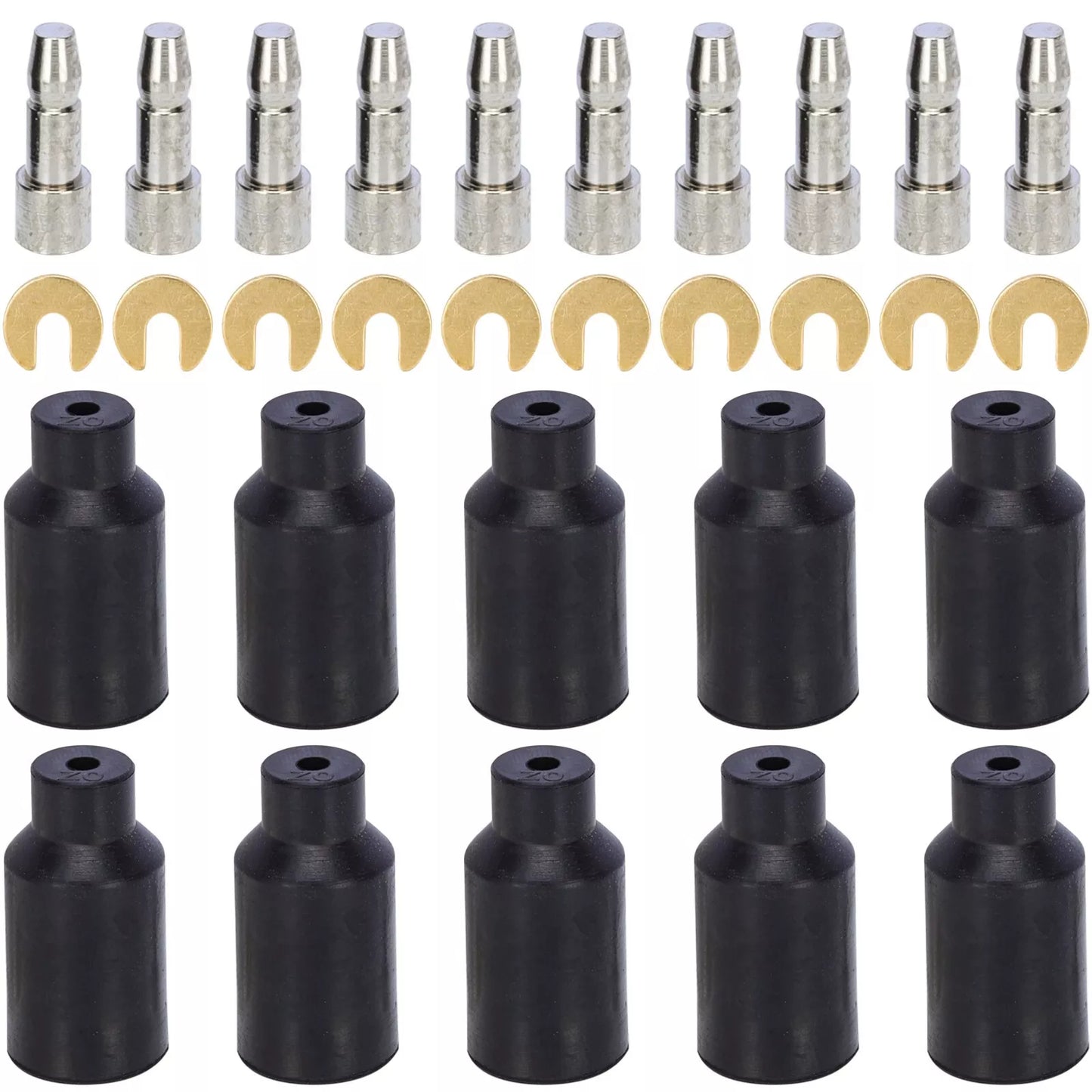 Female,male Rubber Shell Connectors (qty 10) for Willys Jeep,HumveeM35,M809