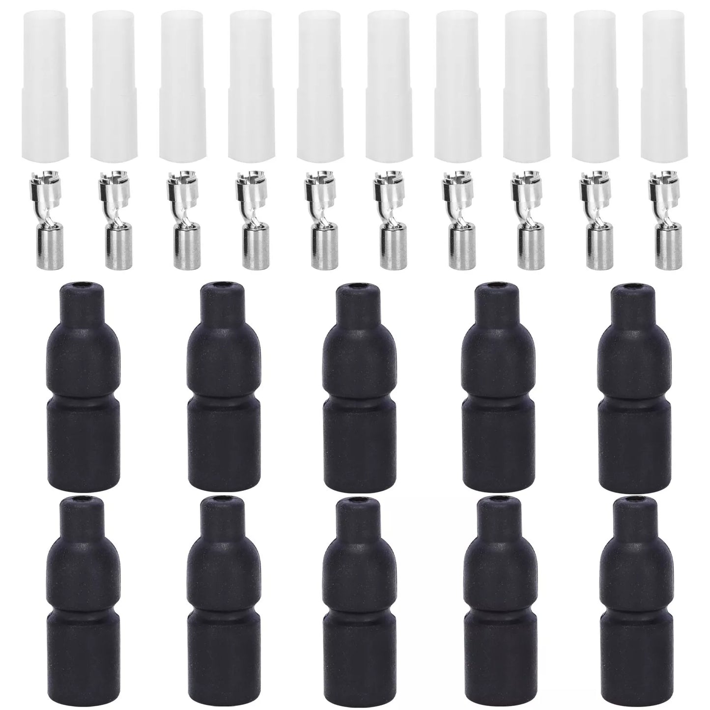 Female,male Rubber Shell Connectors (qty 10) for Willys Jeep,HumveeM35,M809