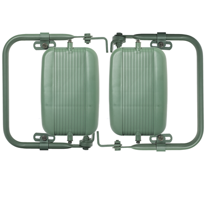 Hummer m998 Rear view mirror set (new green) with pair of brackets.