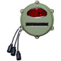 Tail Light, Red Lens, Early Style, for WIllys Jeep M38, M38A1, M37, M151A1, M35A1 MS51329-1