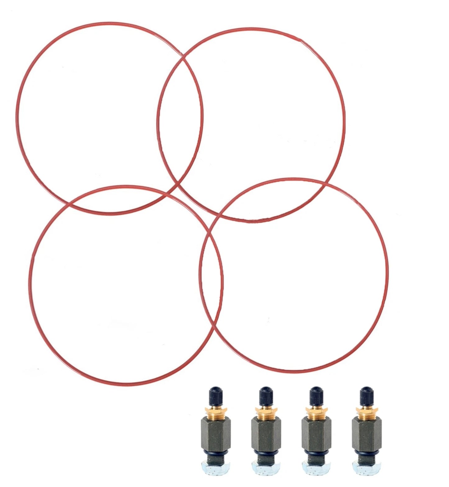 HUMMER O ring 16.5 wheel w Valve Humvee M998 M11151 M1123 M1097